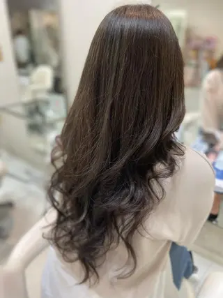 ロング カラー 菊地 美憂のヘアスタイル