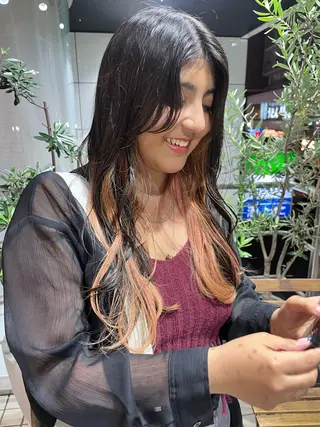 ロング 似合わせカットカラー 🤍🎀honokaのヘアスタイル