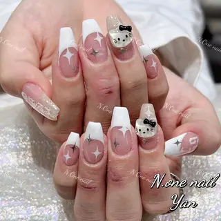 ネイル 長いだし/スカルプ/ パラシェルN.oneのネイルデザイン