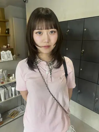 ミディアム kyoka/レイヤー /ハッシュカットのヘアスタイル