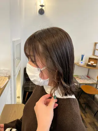 ミディアム カラー 伊藤ゆかり/髪質改善 /透明感カラーのヘアスタイル