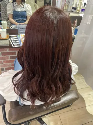 ロング カラー 広瀬 珠優のヘアスタイル