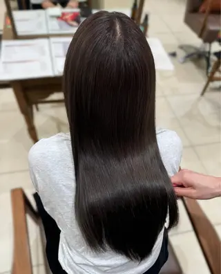 ロング 福川優月 /レイヤー /透明感カラーのヘアスタイル