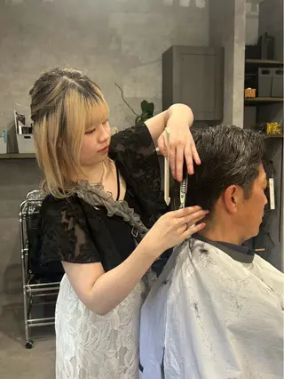 メンズ 白髪ケア  BAUM まやのヘアスタイル