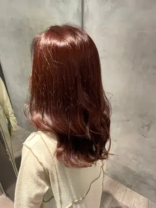 セミロング ヘアセット/透明感 カラー/MIHO♡のヘアスタイル