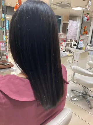 ロング 暖色系カラー❤️櫻井 亜美のヘアスタイル