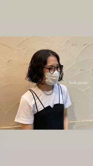 ショート パーマ/名古屋パーマ / コデラ ナナホのヘアスタイル