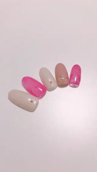 ネイル 小顔カット✨ 透明感カラー/村上のヘアスタイル