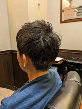 メンズ ショート バーバーウテナ2号店所属・メンズ専門 AKIRAのヘアスタイル