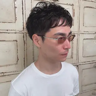 ショート パーマ メンズ RorriM natsuのヘアスタイル