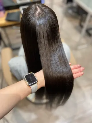 ロング 髪質改善✨/ 透明カラー🫧れいなのヘアスタイル