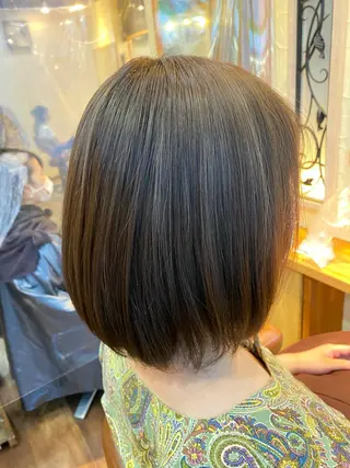 ショート カラー パーマ ヘアアレンジ メンズ キッズ ネイル マツエク・マツパ emu所属・🌈髪質改善・美髪矯 正・平野瀬乃🌈のヘアスタイル