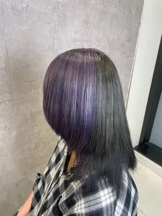 ミディアム カラー Ace栄所属・メンズ専門/ メンズパーマ/ゆうとのヘアスタイル