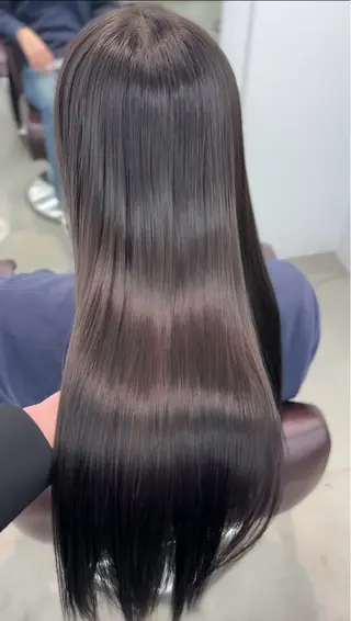 ロング レイヤー/ハッシュ カット【春道】のヘアスタイル