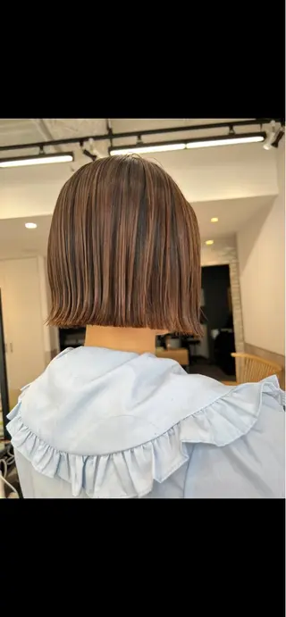 ショート sand omotesando所属・レイヤーカット ショートカットパーマのヘアスタイル