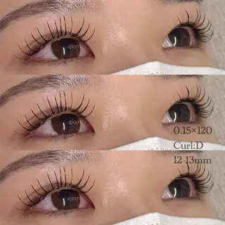 マツエク・マツパ apom 森分のマツエク・マツパデザイン