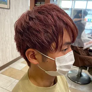 ショート カラー メンズ ツイスパ/メンズ特化 🦋𝑺𝑶𝑵𝑬のヘアスタイル