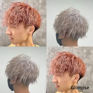 ショート Glimpse  大濠店所属・赤嶺/メンズカット メンズパーマのヘアスタイル