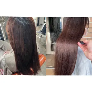 ロング 🌈髪質改善💕 縮毛矯正✨青木まで✨のヘアスタイル