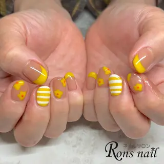 ネイル Ron's nail 笹岡のネイルデザイン
