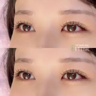 マツエク・マツパ BETTISH🩵 SERIのマツエク・マツパデザイン