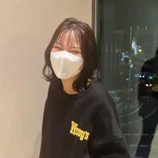 堀結香/顔まわり レイヤー/蒲生四丁目のヘアスタイル