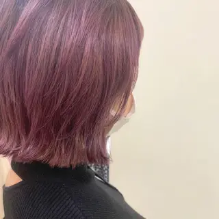 ショート カラー ボブ/美髪矯正 /佐藤　奈巳のヘアスタイル