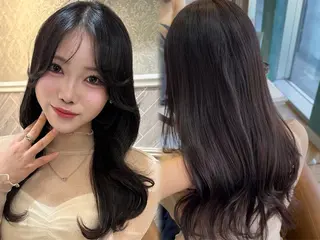 ロング レイヤー/顔周り /ボブ/銀座/サラのヘアスタイル