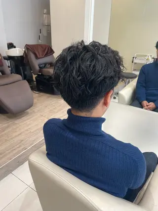 ショート パーマ メンズ AYU / MODE K's 松原のヘアスタイル