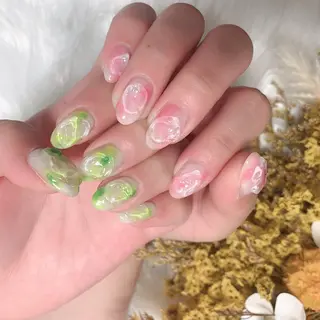 ネイル 💅ネイルハウス🏡 🎀TOMO🎀のネイルデザイン