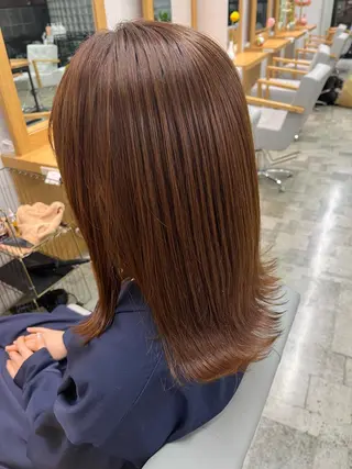 ミディアム 🫧レイヤー/暖色 /ベージュMAI🫧のヘアスタイル