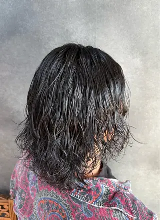 ロング パーマ メンズ メンズ パーマ特化のヘアスタイル