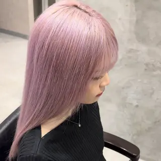 ロング カラー 矢島颯哉/ハイトーン ブリーチカラー💎のヘアスタイル