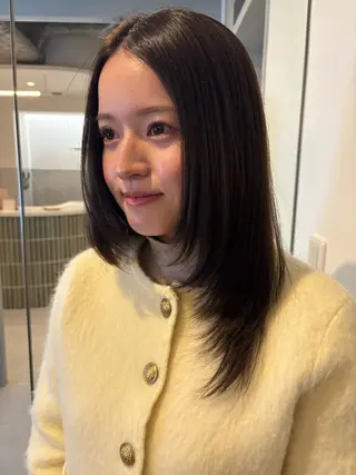 ミディアム カラー three.所属・植林 奨のヘアスタイル