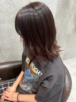 ミディアム ブリーチ/艶カラー/ Chinatsuのヘアスタイル