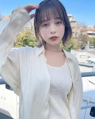 ミディアム カラー 透明感カラー× レイヤーカット✨高梨のヘアスタイル