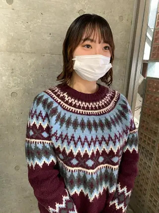 パーマ ボブパーマコテ巻き風 パーマNo1深江秀平のヘアスタイル