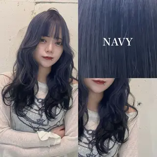 カラー 🩵透明感カラー/ 暗髪/YUNA🩵のヘアスタイル