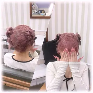 ヘアアレンジ 秋葉原コットン所属・ヘアセット 🤍AIRA🤍のヘアスタイル