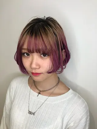 ショート カラー メンズヘア特化 崎田 成人のヘアスタイル