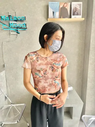 ショート カラー mood tatemachiのヘアスタイル