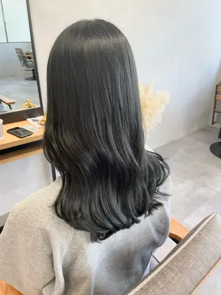 ロング カラー ヘアアレンジ 🫧透明感カラー/ ボブ/小笠原汐海🪽のヘアスタイル