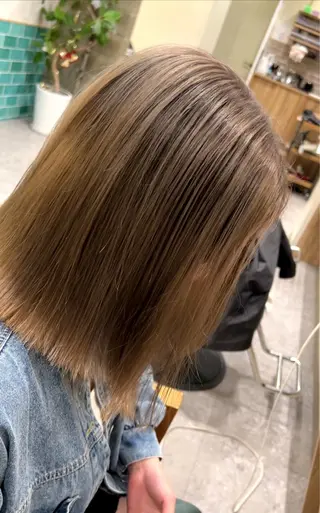 カラー ブリーチ/ストレート ダブルカラーtetoのヘアスタイル