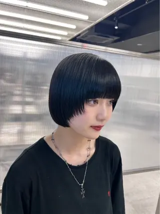 ショート カラー 冬っぽカラー/ マツエク/ゆきなのマツエク・マツパデザイン