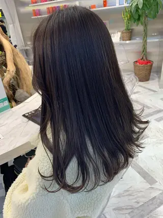 ロング カラー 平野 優奈のヘアスタイル