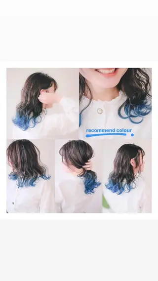 ミディアム カラー beauty: beast 大町店のヘアスタイル