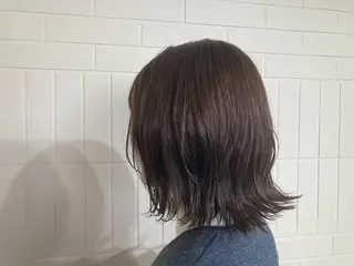 ミディアム 野々市市役所徒歩1分 /カラー/縮毛矯正のヘアスタイル