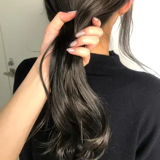 セミロング カラー マツエク・マツパ Noah's　Ark所属・透明感カラー🫧ヘア セット🫧松本菜月の眉毛・アイブロウイメージ