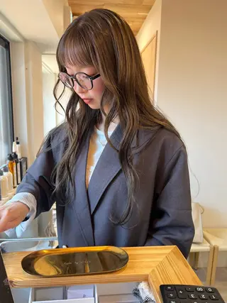 ロング カラー トレンドと似合わせ/ マンツーマン/西上楓のヘアスタイル