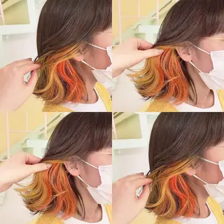 カラー 渋谷:インナーカラー ／🍒エリカ🍒のヘアスタイル